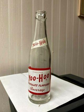 Vintage Soda Pop Bottle - Yoo Hoo,  Longwood,  Florida - 7 Oz