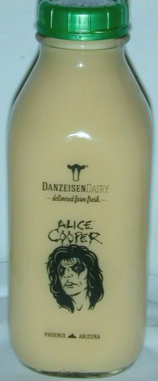 Alice Cooper Collectible Milk Bottle Limited Ed.  That Was Only Available In Az