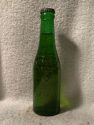 Full 6oz Broad Rock Ginger Ale Embossed Soda Bottle R.  L.  Holmes Reidsville,  N.  C.