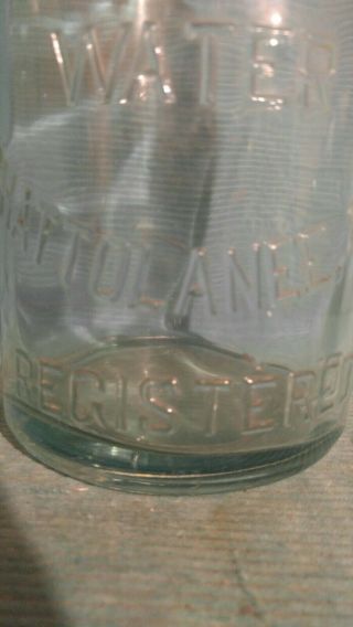 Antique Chattolanee Embossed Water Bottle 3