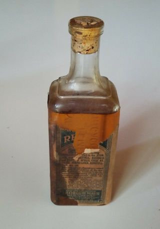 Antique Medicine Bottle " Mayr 