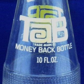 Vintage TAB Soda Bottle by Coca Cola 3