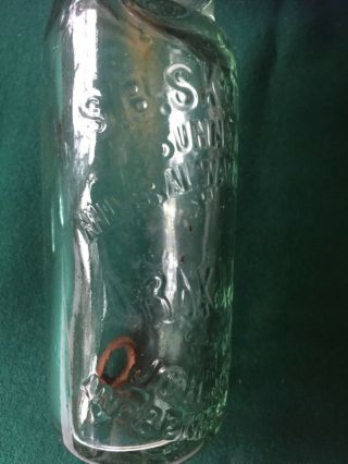 2 old Codd Bottles S.  B.  Sketch & Co.  Sunny Hill Johnston & Pembrokeshire 2