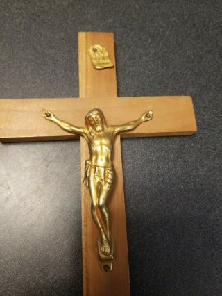 Wooden Wood Jesus Christ Wall hanging Cross Crucifix INRI 10 Inch HOME BLESSING 2
