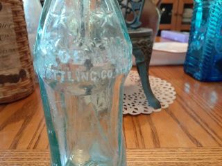 Soda Water prop of Coca Cola.  Atlanta Ga.  Blue bottle.  6 fl oz 3