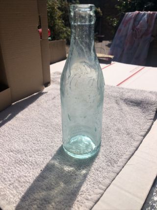 Antique - - Straight Side COCA - COLA Embossed Soda Bottle - Greensboro N.  C. 3