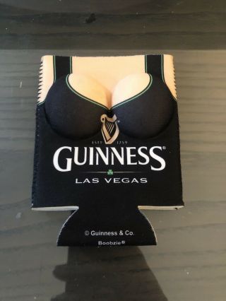 Guinness Las Vegas Boobzie Girl Boobs 3d Koozie Can Beverage Cooler Coozie