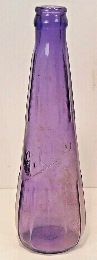 C1900 Purple - Amethyst Catsup Bottle - Gibbs