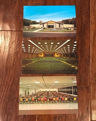 Watchtower Monroe Assembly Hall Of Jehovah’s Witness Postcard Set Of 3