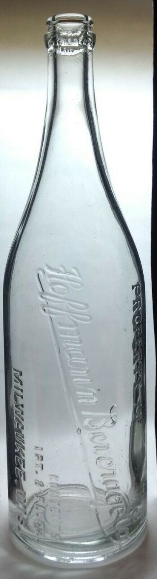 C.  1924 Quart Hoffman Milwaukee Wisconsin Soda Water Bottle