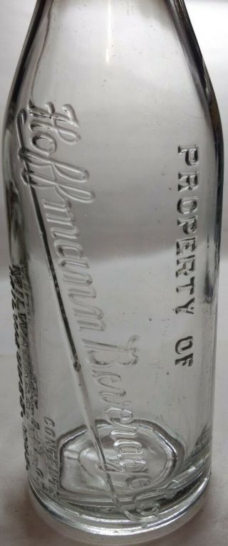 c.  1924 quart Hoffman Milwaukee Wisconsin soda water bottle 3