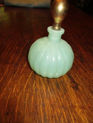 Vintage Jadeite/jadite Vanity Perfume Bottle