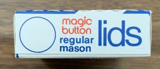 Vintage Owen ' s - Illinois Magic Button canning jar lids 24 Regular Mason Lids 3