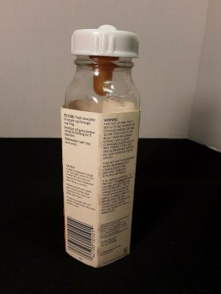 Vintage 1989 Evenflo 8oz Glass Nurser NOS Baby Bottle with Lid 2