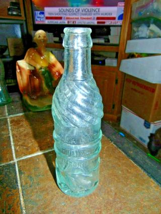 Vintage Soda Bottle,  Coca Cola Bottling Co. ,  Concord,  N.  C. ,  Aqua,  No Chips/cracks