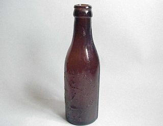 Very Vintage Indianapolis In Brewing Co Beer Bottle W Nude.