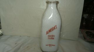 R.  I.  Milk Bottle,  Almeida 