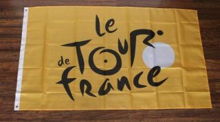 Le Tour De France Banner Flag French Bike Race Cycling Biking Store Yellow