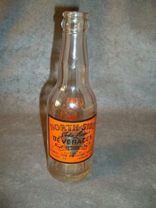 North Side Bottling,  Latrobe,  Pa. ,  Clear,  Soda Bottle