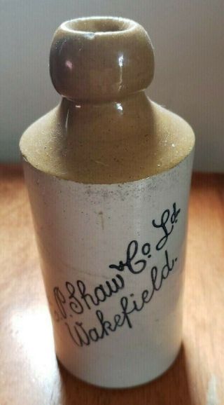 E.  P.  Shaw & Co.  Wakefield Stoneware Beer Bottle