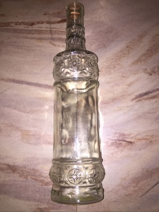 Vintage Glass Bottle With Cork