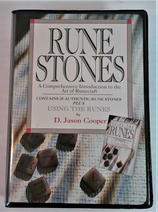 Rune Stones,  Comprehensive Intro To The Art Of Runecraft By D.  Jason Cooper