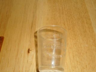 VINTAGE GLASS MEASURING CUP OTTO L.  HOFFMAN DRUGGIST 2