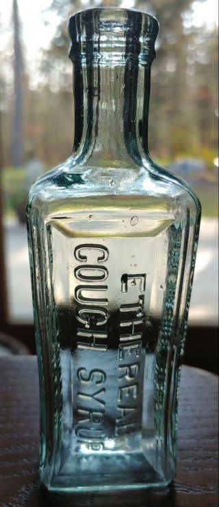 Ethereal Cough Syrup Medicine Bottle Holden Drug Co Stockton California