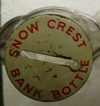 Vintage Glass Elephant and Clown Grapette Beverage Syrup Bottles Bank 1950s 3