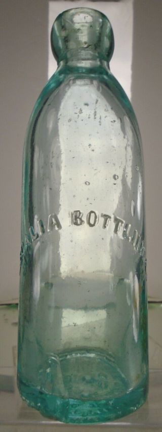 Sedalia Bottling Co.  Missouri Antique Gravitating Stopper Soda Bottle.  Damage