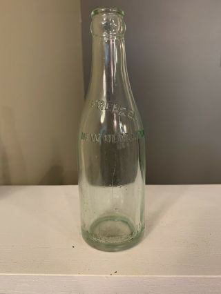 8 " H Frenzel Soda Water Bottle Ulm Mn 1900.  Rare Minnesota Mn 8 Oz