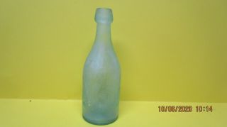 Vintage Antique Chas.  F.  Klein 1861 Blob Top Beer Or Soda Bottle