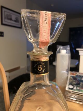 Rare Vintage ANTIQUE Kentucky Bourbon Bottle Decanter 6 Years Old 3