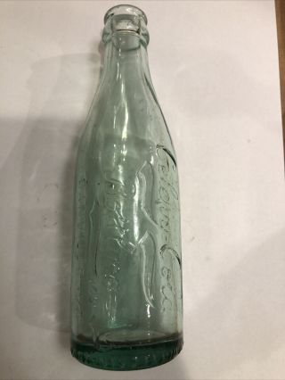 Vintage Celery Cola Soda Water Bottle Danville Va Aqua 7 Oz Straight Side