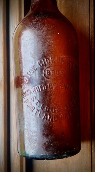 Old Joe Gideon Whiskey Bottle.  1890 