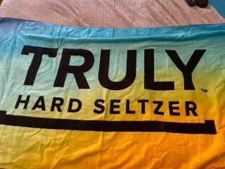 Truly Hard Seltzer Cotton Beach Pool Towel Authentic