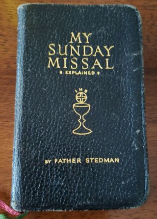 My Sunday Missal Vintage 1950 