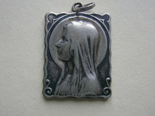 1925/10 Old Large Medal Notre Dame De Lourdes 8