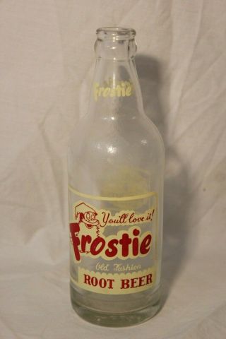 Vintage Frostie Root Beer Bottle 12 Oz