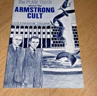 1969 The Plain Truth About The Armstrong Cult (h.  Armstrong - Ambassador College)