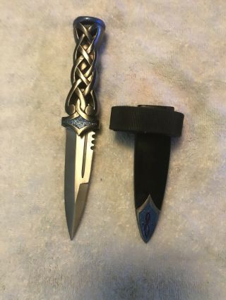 Jeweled Athame Wicca Wiccan Pagan Ceremonial Knife Dagger Altar
