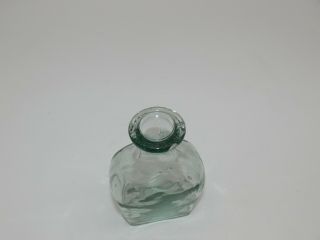 Small Clear Glass Bottle Vase 3