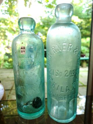 Philadelphia - c.  1880 - 1890 Hutch Sodas - WERNER,  ORR 3