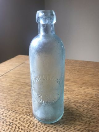 Bay City Mi.  Michigan Hutchinson Bottle Pre 1900 Root Willaiston & Co