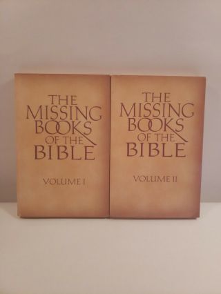 The Missing Books Of The Bible Volumes 1 And 2 Paperback
