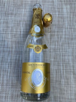 2008 Louis Roederer Cristal Champagne Bottle (empty Bottle/with Cork)