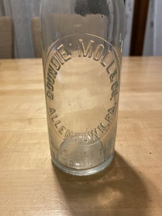 Goundie Moll And Company Bottle Allentown Pa