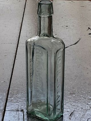 Antique N.  L.  Clark & Co.  Peruvian Syrup - Medicine - Cure - Drug Bottle