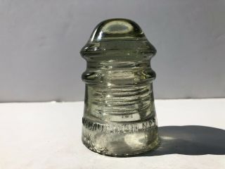 Mclaughlin Glass Insulator Cd 106 [020] In Gingerale