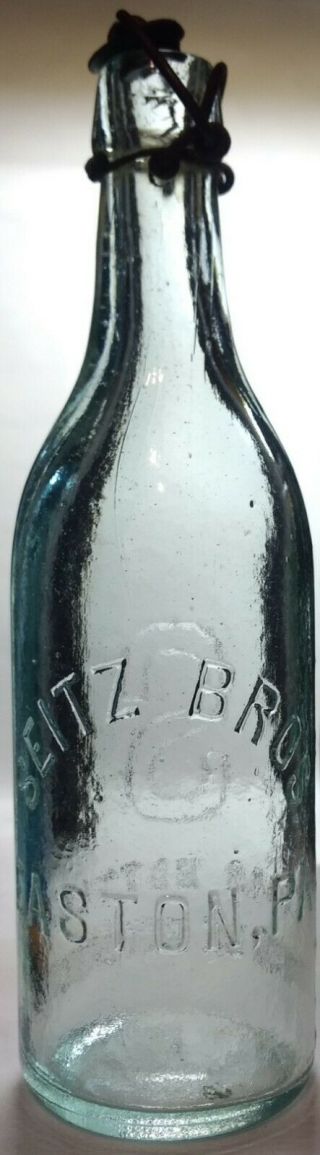 Blob Top Seitz Bros.  Beer Easton Pennsylvania Bottle